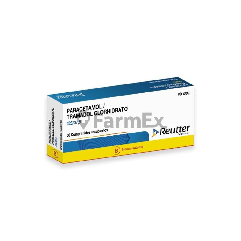 Paracetamol / Tramadol 325 mg / 37.5 mg x 30 comprimidos "Ley Cenabast" REUTTER